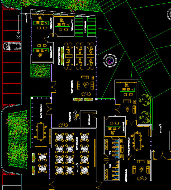DraftSight-Industry A with Palette Dark